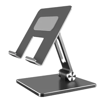 Hordozható Alumínium Jogosultja Asztali Konzol Lusta Összecsukható Tablet Számítógép Állvány IPad Számára Mobiltelefon Tartó