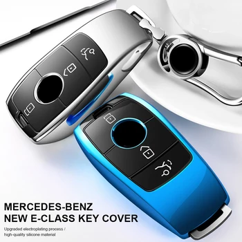 Kiváló Minőségű Autó Kulcs Esetben TPU Védő Autó Billentyű Fedél Fob a Mercedes-Benz C-Osztály S Osztály E Osztály GLA GLE GLC CLS CIA SLK AMG
