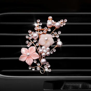 Szilva virág Stílus autó illatosító parfüm üveg diffúzor az autóban automata légkondícionáló outlet szellőző levegő Parfüm klip