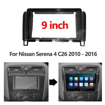 Nissan Serena 4 C26 2010 2011 2012 2013- 2016 Vezérlő Kábel Canbus Munka Sztereó Panel Dash Telepítő DVD Keret 9 Inch 2din