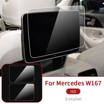 Autó Hátsó Tablet, a Képernyő Védő Fólia Hátsó Tablet Számítógép Edzett Film a Mercedes-Benz GLE GLS W167 X167 2020 2021