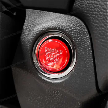 Toyota RAV4 Xa50 2019 2020 2021 2022 Autó eninge start stop egy gombot, Belső Kiegészítők, dekorációs fedél sport stílus