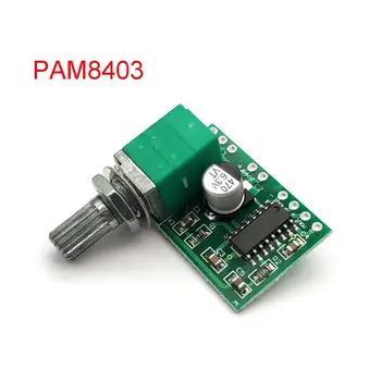 PAM8403 5V Teljesítmény Erősítő Tábla 2 Csatorna 3W W Hangerő-szabályozás / USB hálózati