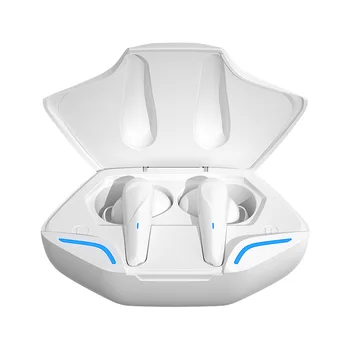 KW-01 Gaming Headset TWS Vezeték nélküli Bluetooth Fejhallgató V5.0, Alacsony késleltetésű Izzó Játék Fülhallgató In-ear Fülhallgató, A Töltés Doboz