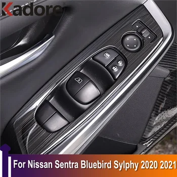 Nissan Sentra Bluebird Sylphy 2020 2021 Ablak Lift Kapcsoló Gomb Fedél Ajtó Kárpitok Karfa Keret Belső Kiegészítők