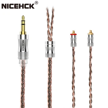 NiceHCK C24-6 Cserélje ki a Kábelt 24 Core Ezüst Bevonatú Réz Tiszta Réz Vezeték 3,5 mm/2,5 mm/4.4 mm MMCX/NX7/QDC/0.78 2Pin az ASX MK3