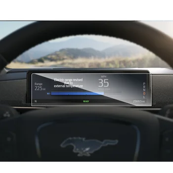RUIYA A Mustang Mach-E 2021 10.2 Hüvelyk Autó LCD Eszköz Képernyő Védő Automatikus Belső Kiegészítők, Edzett Üveg Film