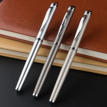 Kiváló minőségű luxus Írás Üzleti office zselés toll Közepes nib Roller ball Pen utántöltő Új