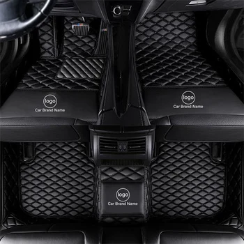 WLMWL LOGÓ, Egyedi bőr autó szőnyeg Hyundai Modellek solaris tucson 2016 szonáta ix25 i30 automatikus kiegészítők Autó-Stílus