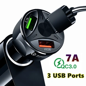 Autós Töltő USB Quick Charge 3 Port Ford Explorer KUGA chevrolet captiva suzuki jimny SX4 S-Cross Haval
