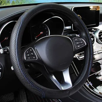 Autó Kormánykerék-Fedezze Skidproof Auto Kormány borítója Peugeot 307 Citroen C2 Új Chrome ajtókilincsen C