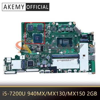Az ACER A515-51G A615-51G A315-53G Laptop alaplap C5V01 LA-E892P A i5-7200U CPU 940MX/MX130/MX150 2GB GPU 4 GB-RAM