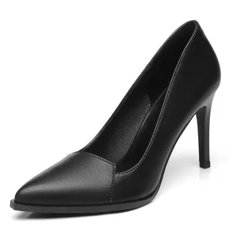 2021 Luxus Nők 8cm Magas Sarkú Szivattyúk Scarpins Iroda Tervező Hölgyek Fekete Magassarkú Bál Stiletto Dress Party Cipő