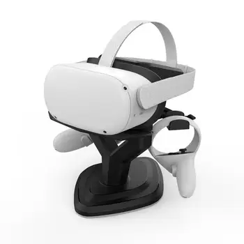 Korszerűsített VR Állni Fülhallgató Kijelző Vezérlő tartó Hegy Állomás A HTC Vive / RIft S /Oculus Quest 1/2 VR Tartozékok
