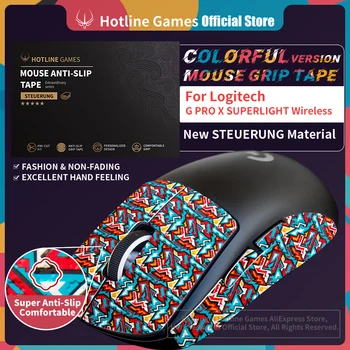 Hotline Játékok Színes Egér Grip Tape Logitech GPRO X Superlight Vezeték nélküli Gaming Mouse csúszásgátló Szalag Előre Vágott,Könnyen Alkalmazható