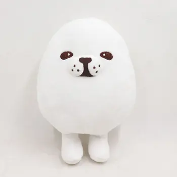 Új 23cm Fehér Sodrott Eggdog Plüss Játék, Baba, Plüss Anime Rajzfilm Vicces Tánc Gyerekek Karácsonyi Aranyos Ajándék