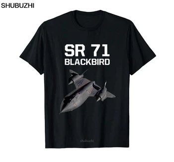 Sr 71 Blackbird, Repülőgép-Jet Ing shubuzhi Divat Rövid Ujjú Fekete Férfi Ifjúsági Kerek Gallér Szabott Férfi Póló sbz8009