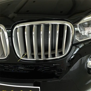 WELKINRY autó auto fedezze stílus BMW X5 F15 2014 2015 2016 2017 2018 rozsdamentes acél fej elülső rács beszívott levegő a szellőző berendezés
