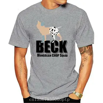 Férfi Rövid ujjú tshirt Beck mongol Chop Squad Unisex Póló Egy nyakú Női póló