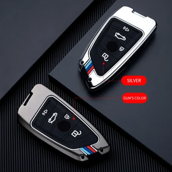 a BMW X1 X3 X4 X5 F15 X6 F16 G30 7 Sorozat G11 F48 F39 520 525 G20-118i 320i 218i Cink Ötvözet Kocsi Kulcsot az Esetben Világító Szilikon Pro