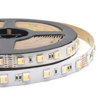 5050 RGB+CCT Flexibilis LED Szalag Lámpa 60led/m CW+RGB+WW RGBWW Rugalmas szalag fény dc 24 vac magas minőségű rgbww led szalag