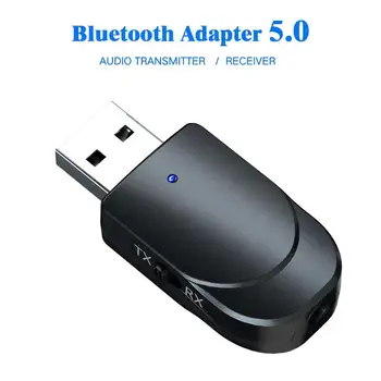 EastVita Bluetooth 5.0 Audio Receiver Adó Mini Sztereó Bluetooth, USB, 3,5 mm-es Jack A TV-készülék PC-autótelefon Vezeték nélküli Adapter