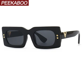 Peekaboo fekete négyzet napszemüveg női uv400 leopárd retro napszemüvegek férfi 2022 olcsó kiegészítők, női sárga narancs